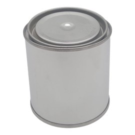 AUTORIND 1/2 Pint Size Metal Paint Cans with Lids, 1-Cup Capacity Empty Unlined Half Pint Paint Pails, for DIY and Art Craft Projects. (Pack of 12)