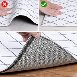 Ruitena Anti Slip Rug Underlay 120x180 cm Multipurpose Rug Gripper Pad Non Slip Matting Underlay Carpet Gripper for Drawers Shelves Tray Carpet, Used on Hard Smooth Floors