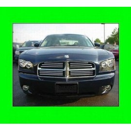 312 Motoring fits 2006-2010 Dodge Charger Chrome Grill Grille KIT 2007 2008 2009 06 07 08 09 10 HEMI SXT R/T SE Daytona SRT8 SRT-8