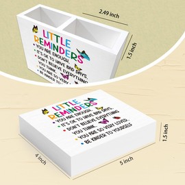 Funny Office Desk Decor for Women Men Wooden Pencil Holder Gifts for Manager Coworker Friend Colleagues Employee Funny Home Office Sign Accessories Desk Decor