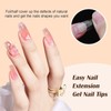 Kredioo Gel X Nail Extension Kit, 500Pcs Acrylic Nail Tips