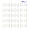 Eyeglass Nose Pads Adhesive 15 Pairs Silicone Soft Anti Slip