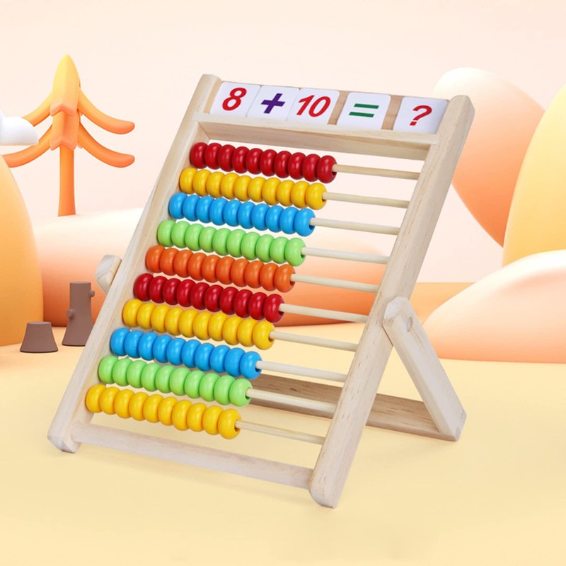 DYOUen Primary School Abacus Slider for Children with Counting Rods/Number