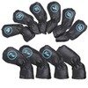 10 Piece Iron Cover Golf Covers with Count #4-9 AW