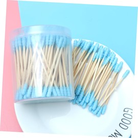 Ipetboom Pcs Cotton Swabs for Care Beauty Double-ended Makeup Cleaning Buds Safe for Earwax Removal Nail Cleaning Random