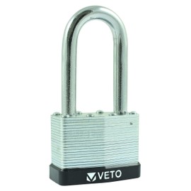 TIMCO Laminated Padlock - Long Shackle - 50mm