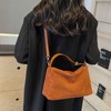 Macayda Women's Medium Shoulder Bag, Suede Crossbody Bag with Removable