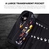 LELEZONE Wrench Roll Up Pouch, 19+1 Pockets Utility Roll, Portable