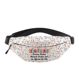Dermatologist Gift Dermatology Crossbody Bag Skin Doctor Graduation Gift Skin Therapist Bum Bag (Dermatologist)