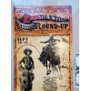 Pendleton Round Up Rodeo poster western Art Bob Coronato Embossed