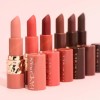 Set De 6 Lápices Labiales Mate, Colores Naturales Fáciles De