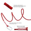 Red 164Ft (50m) 8mm Static Polyester Climbing Rope for Outdoor