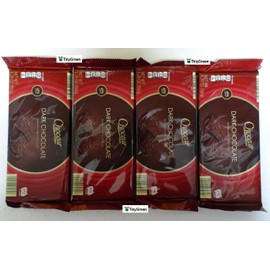 Choceur Dark Chocolate Smooth Dark Chocolate 49% Cocoa 5.29oz 150g (Pack of Four)