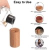 uxcell 2Pcs Wood Essential Oil Diffuser, Black Walnut Wobble Car