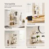 Crofy Gold Arched Frame Wall Shelf, Decorative 3 Tier Bathroom