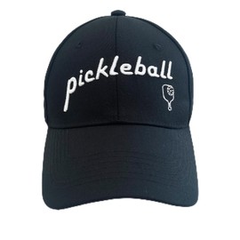 YOYOBEAR Pickleball Hat 100% Cotton Embroidered Unisex (Black)