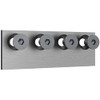Stone Harbor Hardware Flat Track Connector for Track Extension, Satin