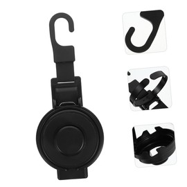 Parliky 2pcs Car Headrest Cup Holder Hooks for Backseat Durable Drink Holder with Versatile Hanging Design Sleek Organizer for Cups Keys Bags Fits Rear Seat Headrests Keeps Car Interior