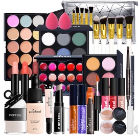 35 Piece Make-Up Gift Set, Professional Cosmetic Makeup Set with Eyeshadow Lip Gloss Blush Concealer etc., Multifunctional Cosmetic Products Set for Teenage Girls Women #4
