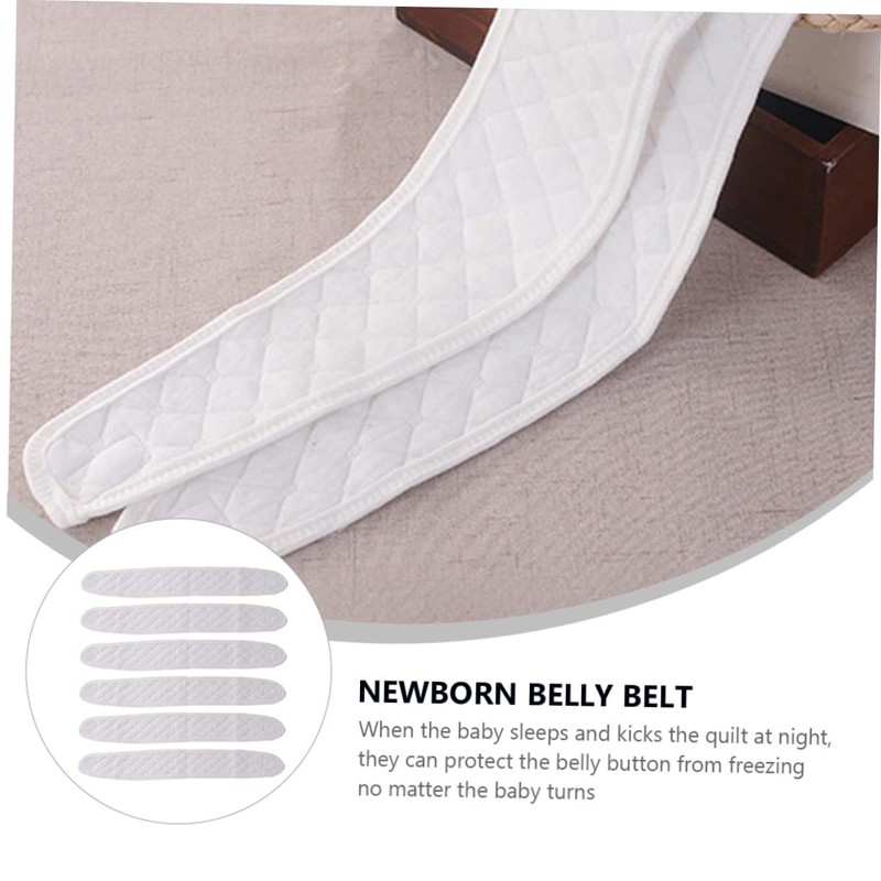 Baluue 4pcs Boy Girl Soft Cotton Newborn Belly Bands for