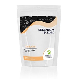 Selenium 100ug and Zinc 2mg and Yeast 300mg Food Supplement 120 Tablets