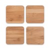 True Fabrications 114 Bamboo Coasters Set