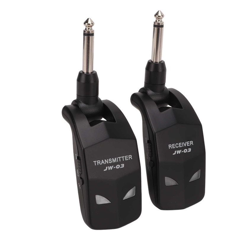 Wireless Guitar System 2.4GHz 12 Channels Audio Wireless Transmitter Receiver
