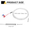 sourcing map RTD PT100 Temperature Sensor Probe, -50℃ to 200℃