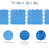 GHYKL 16 Pcs Interlocking Pool Drainage Mats, 10.3" x 10.3"