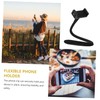 TEHAUX Flexible Phone Holder with Rotating Mount Gooseneck Bracket for