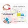 Kellegour 16 Pieces Suitcase Locks with Keys,Colourful Mini Luggage Locks,Small