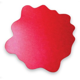 Floortex Sploshmat Multi-Purpose Protective Floor Mat 40" x 40" for Low Pile Carpets, volcanic red