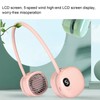 Portable Neck Fan LCD Digital Display Usb Charging 5 Speed