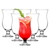 binsakao Hurricane Glasses Set of 6-14 oz Pina Colada Cocktail