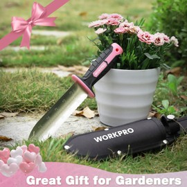 WORKPRO Hori Hori Garden Knife  Garden Tools with Oxford Sheath for Weeding New