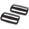 Prym 416388-1 Adjusting Buckles, Kunststoff, Black, 50 mm, schwarz, 2
