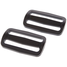 Prym 416388-1 Adjusting Buckles, Kunststoff, Black, 50 mm, schwarz, 2 Stück