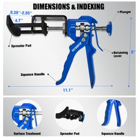 YATOINTO 25750 Dual Piston Brake Caliper Compressor,Brake Caliper Compression Tool Compatible with Disc Single&Dual Brakes with 2 Caliper Hangers for Most Automotives&Light Trucks
