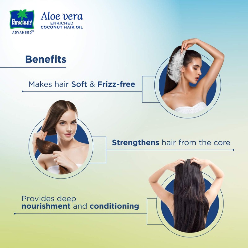 Parachute Advansed Aloe Vera Enriched Coconut Hair Oil, 250 ml