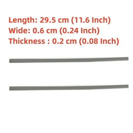 Laptop Bottom Case Rubber Feet Strips Replacement for HP Envy x360 15-BP 15M-BP 15-BQ 15M-BQ TPN-W127 Bottom Cover Non-Skid Silicone Bumper Rubber Foot Strip Deep Grey