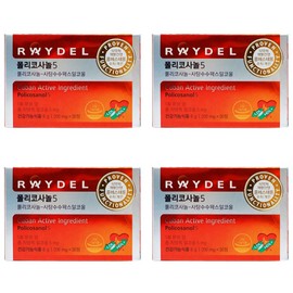 Reidel Reydel Policosanol 5 200mg x 30 tablets, 4 boxes / 레이델 폴리코사놀5 200mg x 30정 4박스