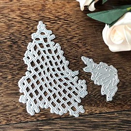 1 Pcs Fishing Net Cutting Dies,DIY Scrapbooking Artist Metal Cutting Dies Stencils New 2019 Fish Net Stencils for DIY Scrapbooking Album Paper Card Decorative Crafts Die cuts