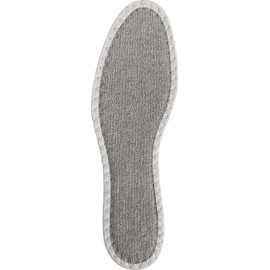 pedag Deo Fresh Natural Terry Cloth & Sisal Insoles, Handmade in Germany, Fully Washable, Perfect for Keeping Feet Dry and Fresh in The Summer, US W12 M9 / EU 42, Gray, 1 Pair
