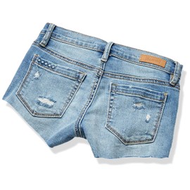 [BLANKNYC] girls Luxury Clothing Big Girl's Denim Cut Off Shorts, Comfortable & Stylish Shorts, Jinx, 12 US