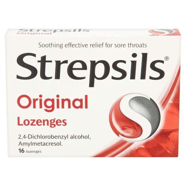 Strepsils Original Lozenges, 16 Pack