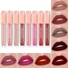 [hzp] Set De 8 Brillos Labiales Antiadherentes .