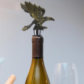 Eagle Wine Bottle Stopper Metal Eagle Wine Bottle Topper Reusable Wine Animal Wine Corks Wine for Men Women