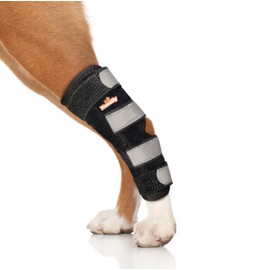 NeoAlly Dog Rear Leg (One Leg) Hock Brace, Canine Leg Wrap for Hind Leg, Ideal Hock & Ankle Support and Protection for Sprain Recovery, Achilles Tendon Injury (Extra Large (Left Leg))