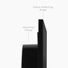 HVAC OV 4 Inch Fit - Black Plastic Vent Cover