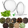 com-four® Tea Strainer Made of 304 Stainless Steel - Large